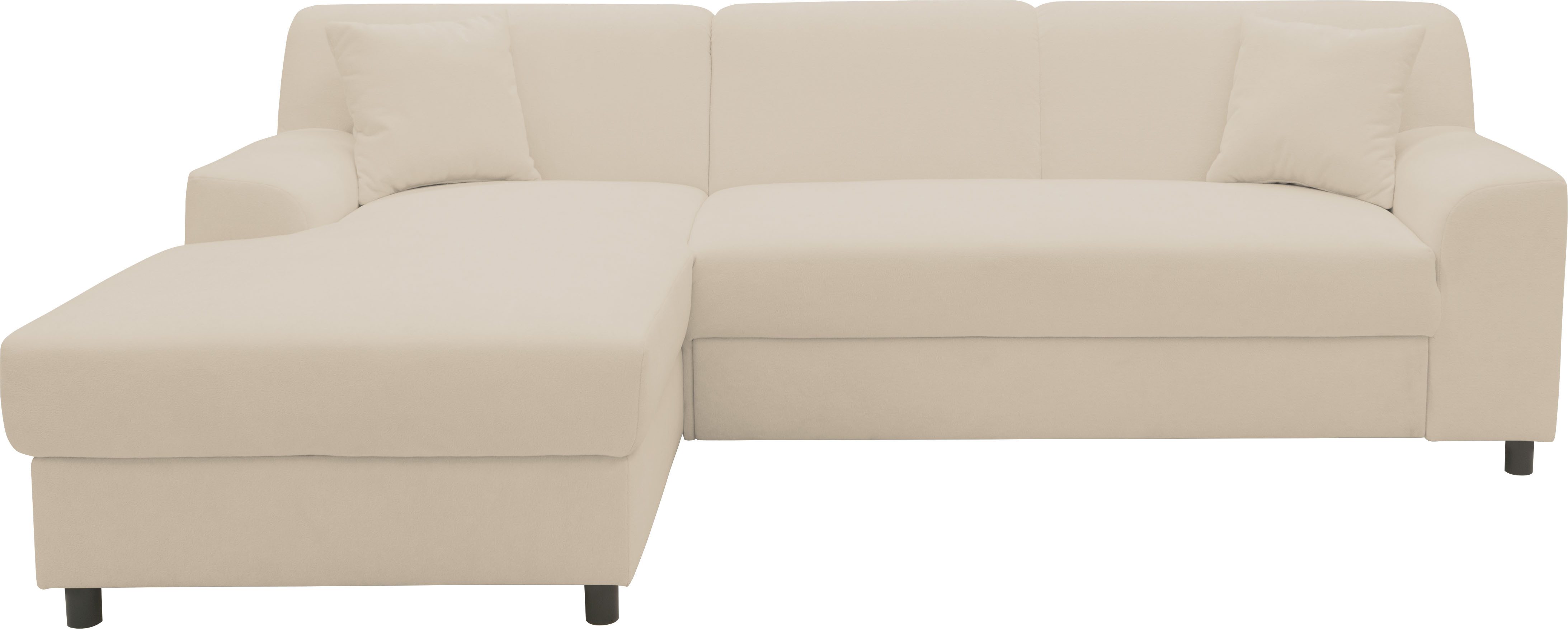 DOMO collection Ecksofa "Turah 2, L-Form, Cord oder Luxus-Microfaser, komfo günstig online kaufen