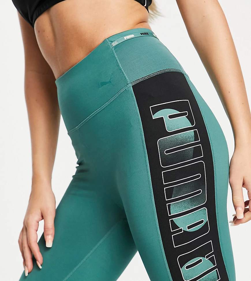 Puma – Train – Blue Spruce – 7/8-Leggings in Blau günstig online kaufen