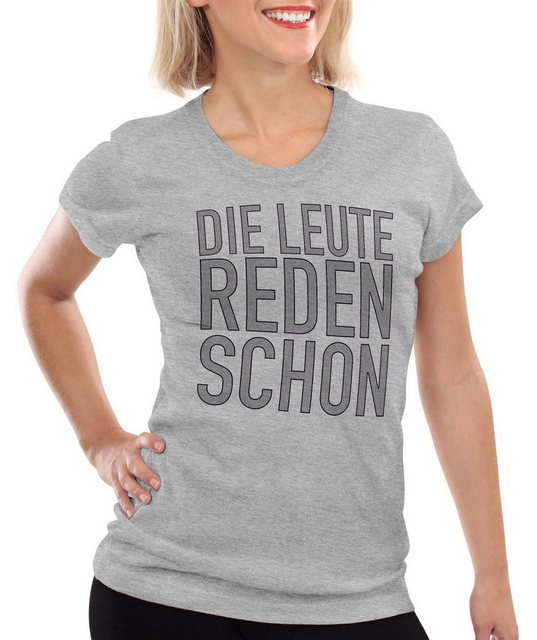 style3 T-Shirt Die Leute reden schon Funshirt Spruch Berlin spruchshirt hip günstig online kaufen