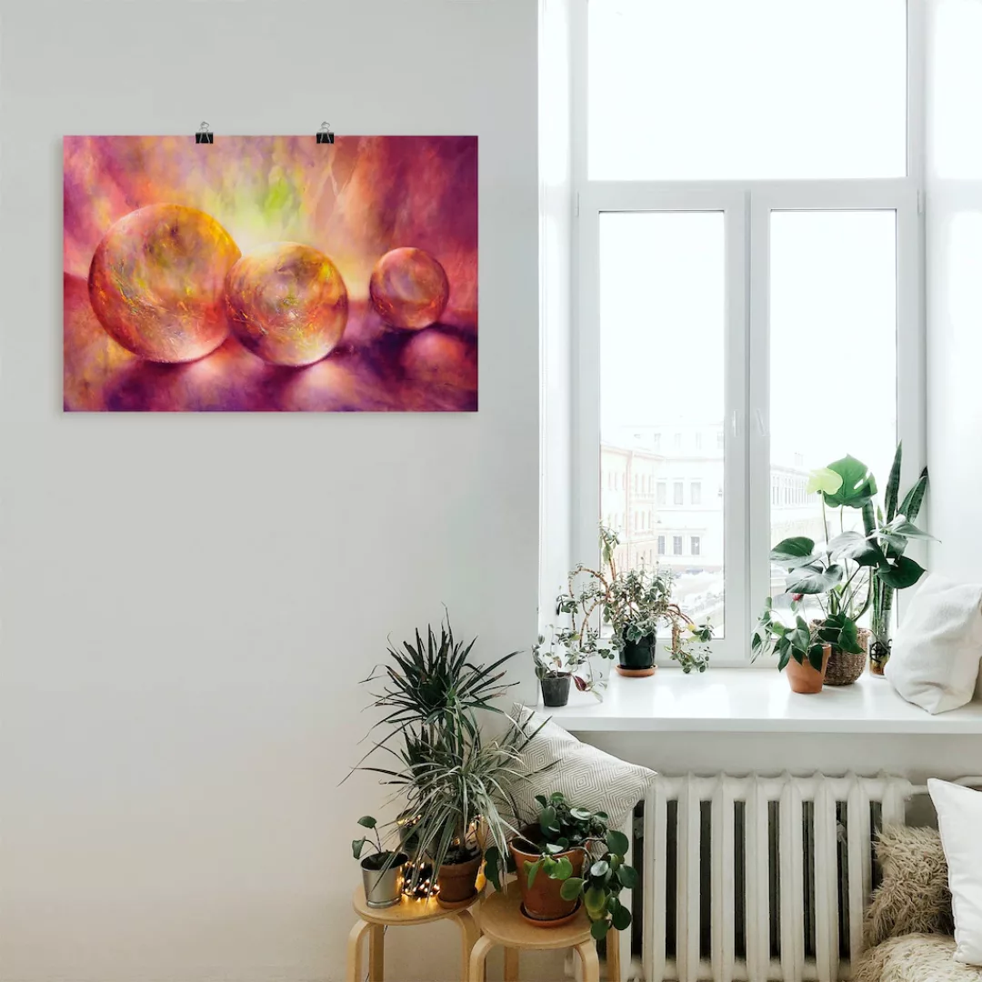 Artland Wandbild "Purpures Licht", Muster, (1 St.), als Alubild, Outdoorbil günstig online kaufen