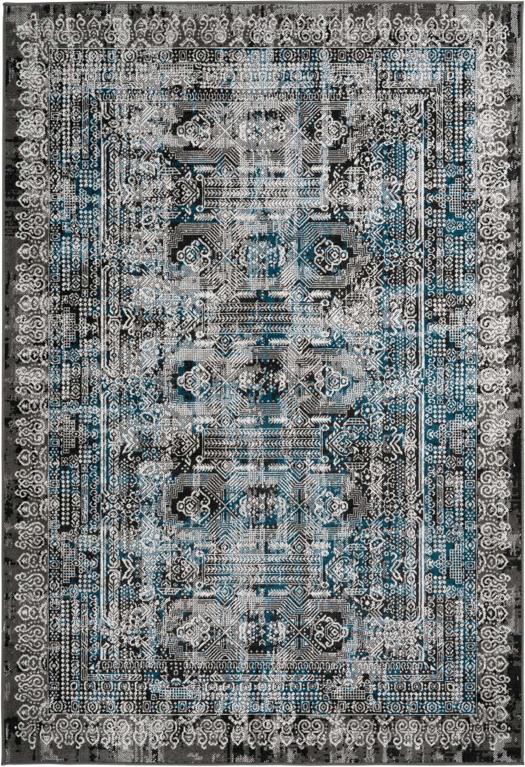 me gusta Teppich »Ariya 525«, rechteckig, 6 mm Höhe, Flachflor, gekettelt, günstig online kaufen