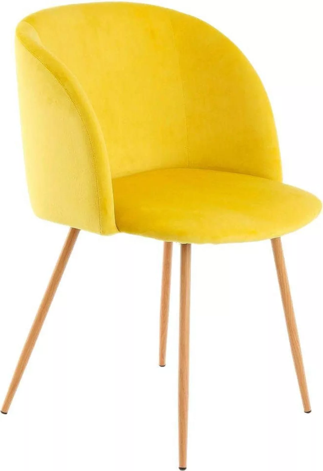 Kayoom Polsterstuhl »Stuhl Celina 210 2er-Set Grau« günstig online kaufen