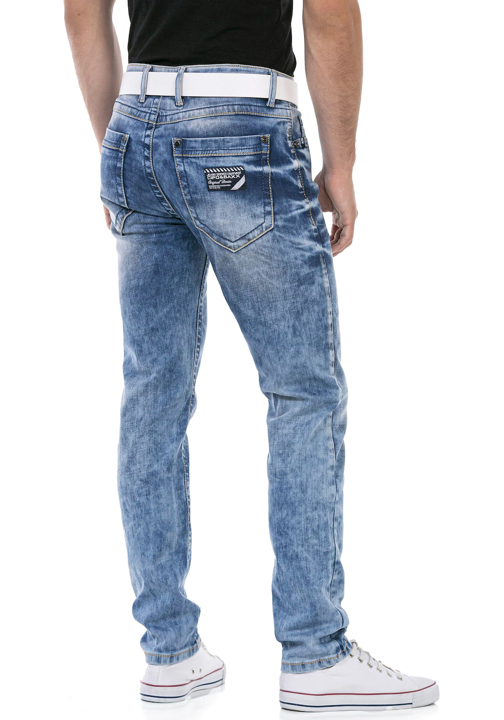 Cipo & Baxx Regular-fit-Jeans mit markanter Waschung günstig online kaufen