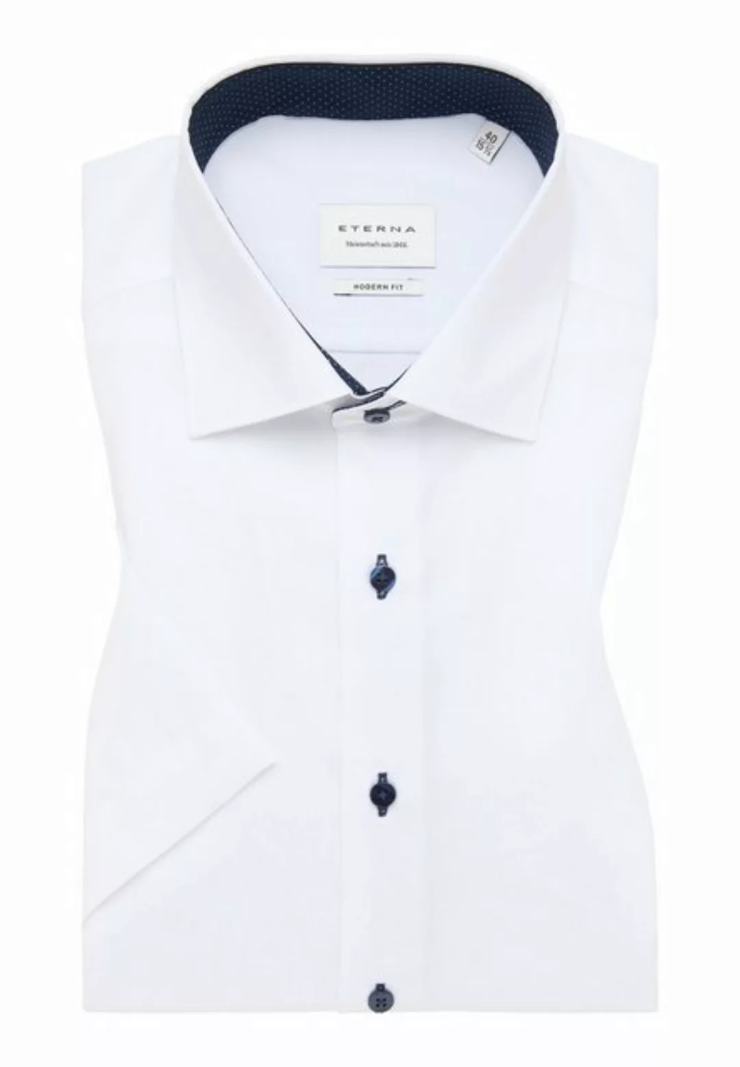 Eterna Blusenshirt Hemd 8100 C13K, weiss günstig online kaufen