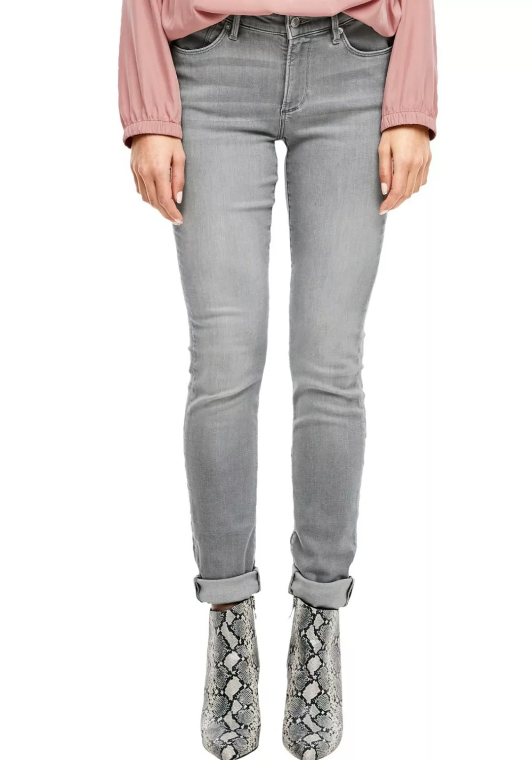 s.Oliver Skinny-fit-Jeans IZABELL Skinny Fit Jeans mit Taschen in klassisch günstig online kaufen