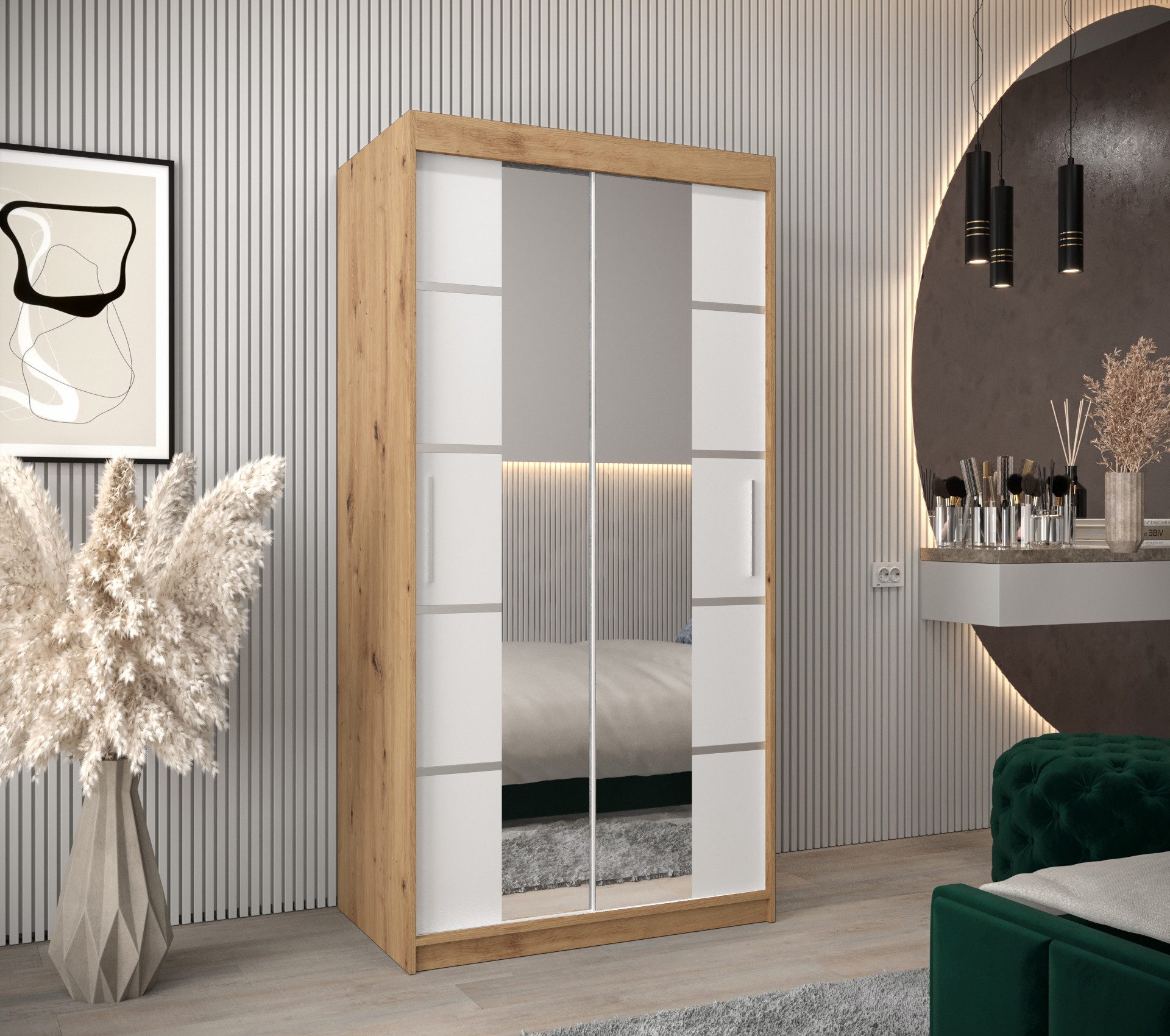 ABIKS MÖBEL Schwebetürenschrank Verona 4 Schlafzimmerschrank, günstig online kaufen
