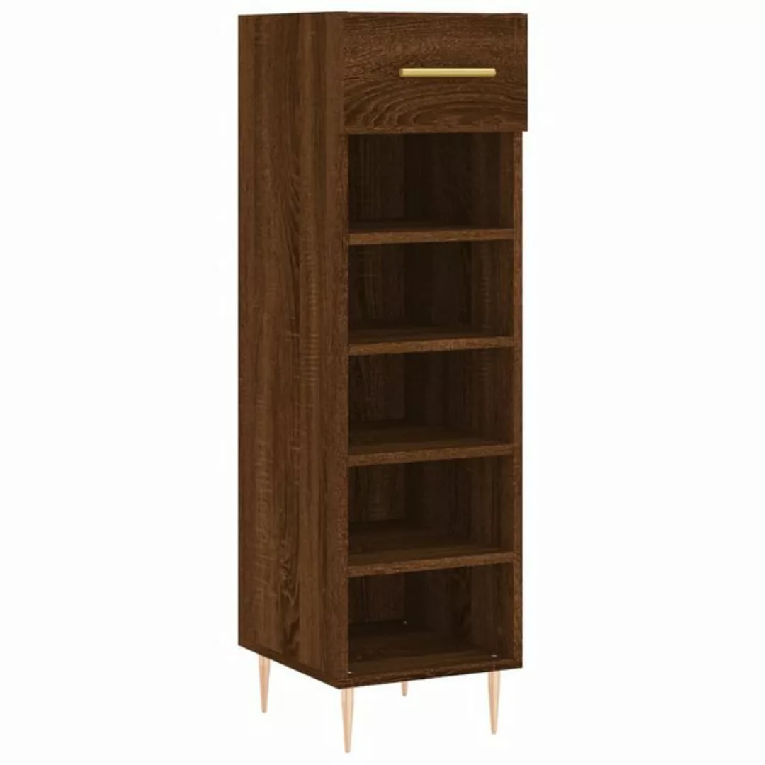 vidaXL Schuhschrank Schuhschrank Braun Eichen-Optik 30x35x105 cm Holzwerkst günstig online kaufen