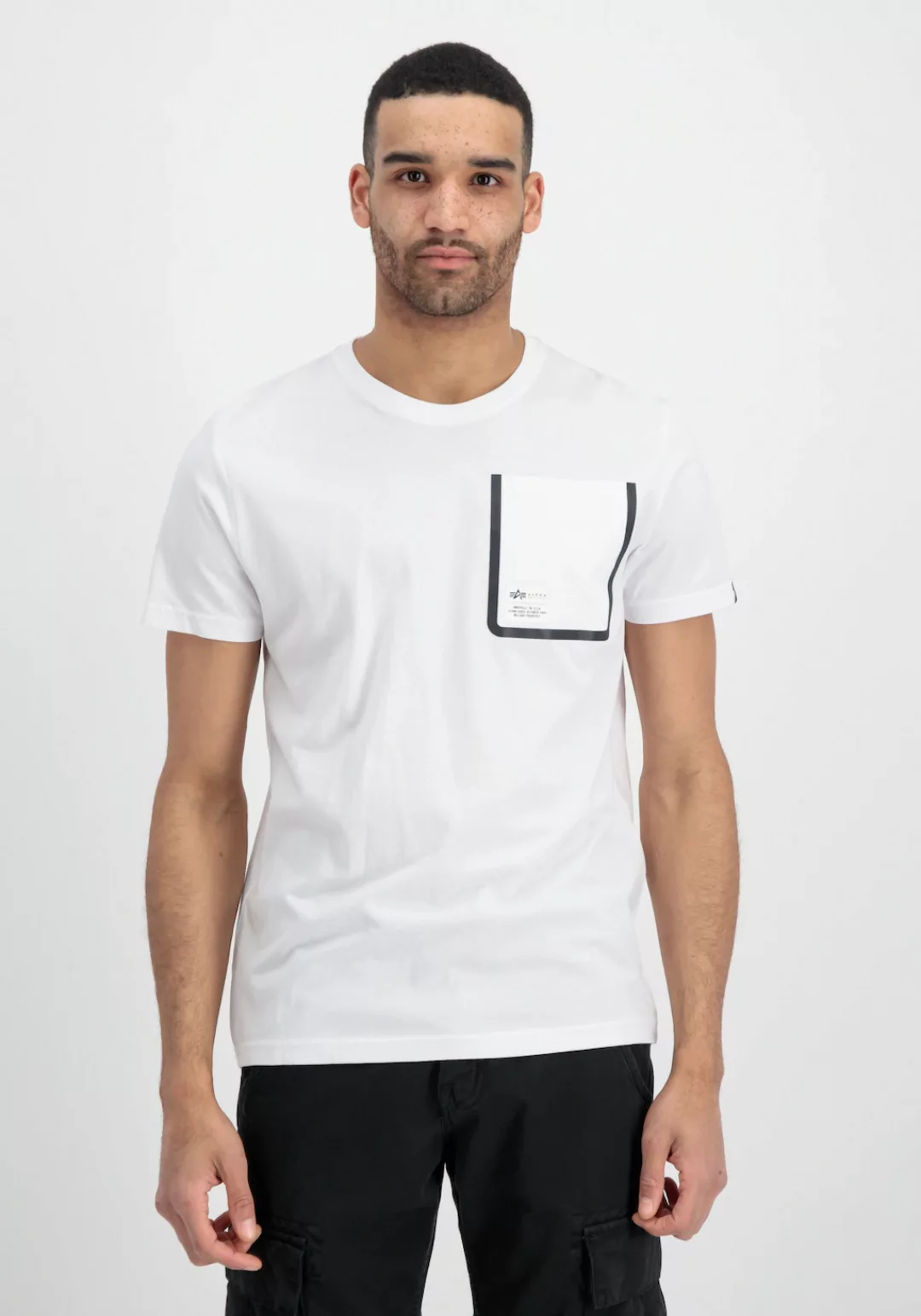 Alpha Industries T-Shirt "ALPHA INDUSTRIES Men - T-Shirts Label Pocket T" günstig online kaufen