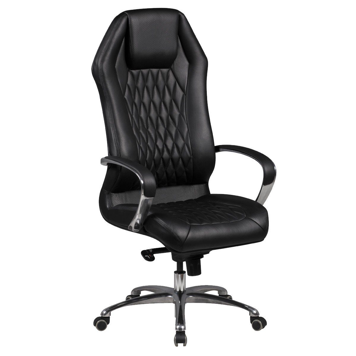 FINEBUY Chefsessel SuVa3466_1 (Bürostuhl MONTEREY Echtleder günstig online kaufen