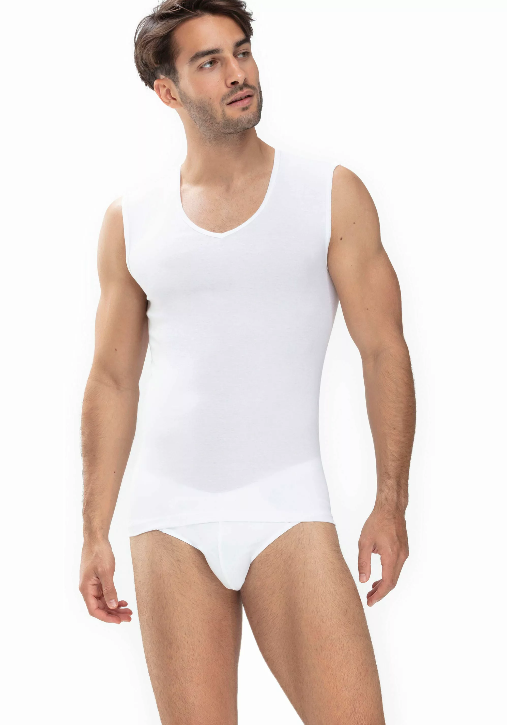Mey Muskel-Shirt Casual Cotton Weiss günstig online kaufen
