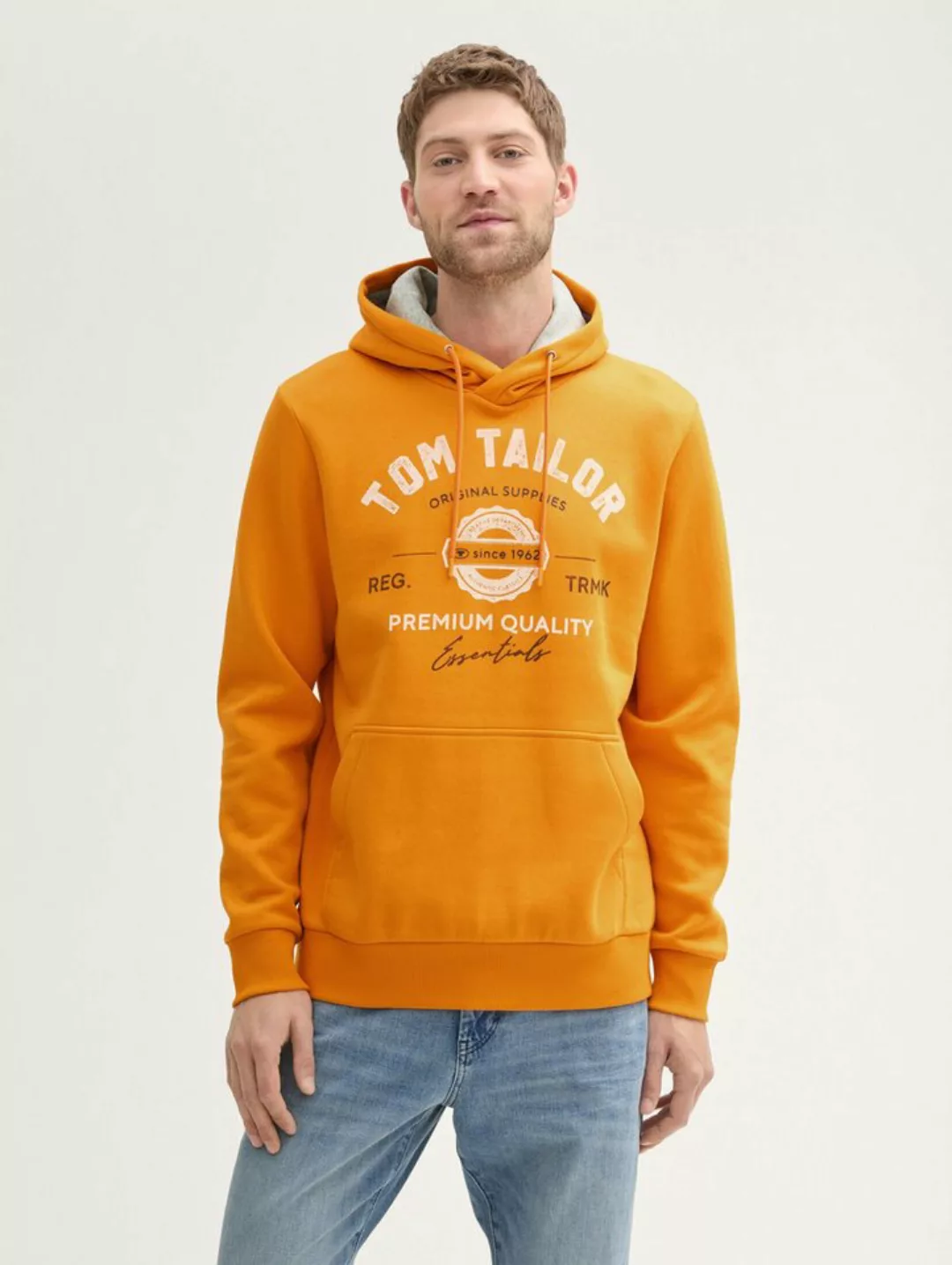 TOM TAILOR Sweatshirt Hoodie mit Logo Print günstig online kaufen