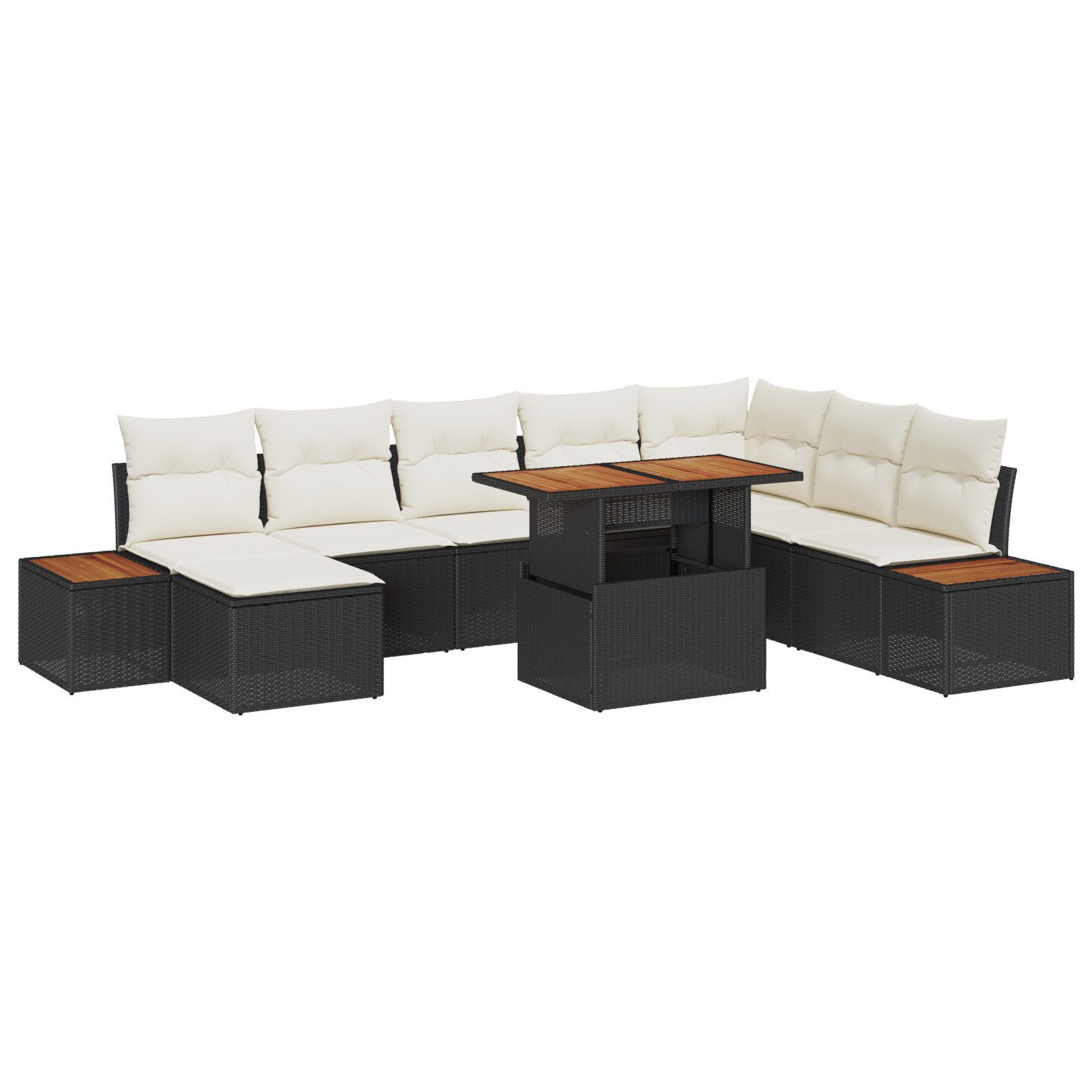 vidaXL Gartenlounge-Set 9-teiliges Garten Sofa Set günstig online kaufen
