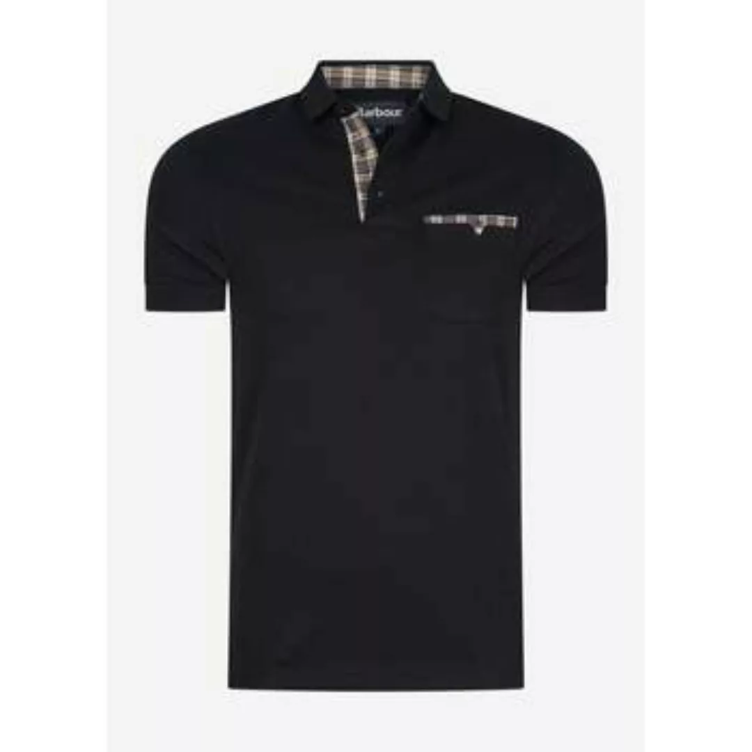 Barbour  T-Shirts & Poloshirts Corpatch polo - black günstig online kaufen