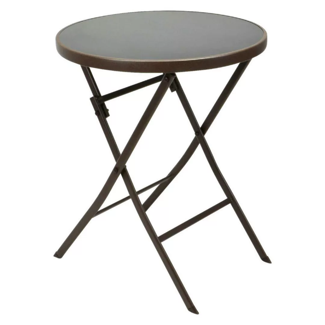 VCM Bistrotisch schwarz Metall H/D: ca. 73x60 cm günstig online kaufen