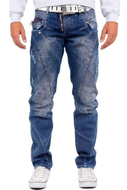 Cipo & Baxx 5-Pocket-Jeans Hose BA-C0768 W34/L36 (1-tlg) mit Destroyed Effe günstig online kaufen