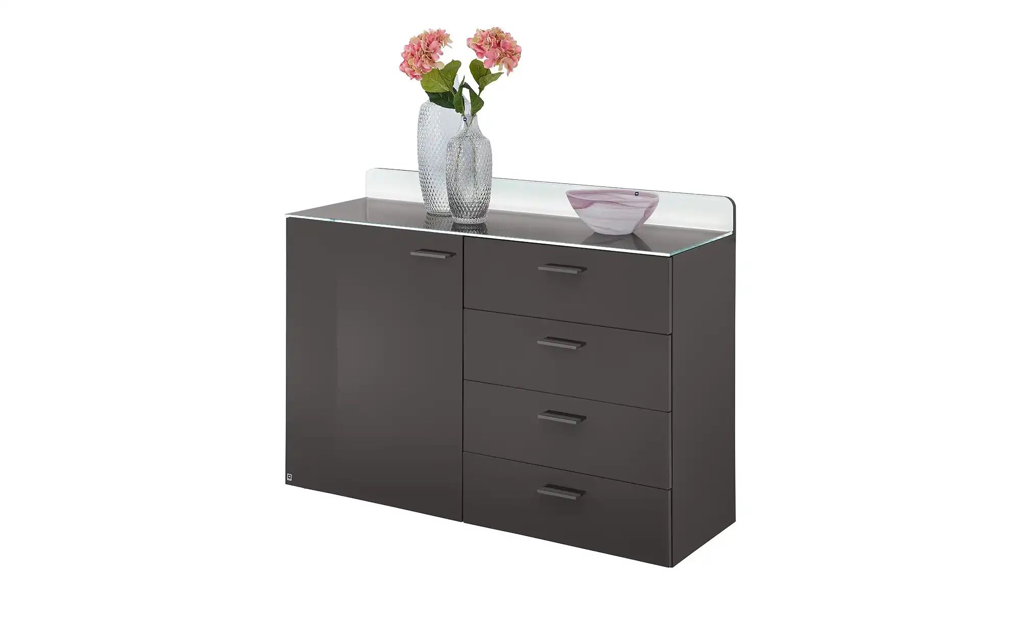 LEONARDO Sideboard  Leonardo Moments 2.0 ¦ grau ¦ Maße (cm): B: 121 H: 89 T günstig online kaufen