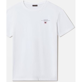 Napapijri  T-Shirts & Poloshirts SELBAS NP0A4GBQ-002 BRIGHT WHITE günstig online kaufen