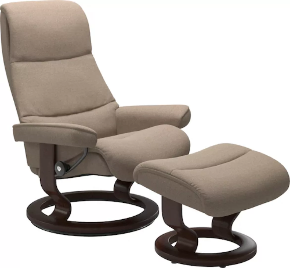 Stressless® Relaxsessel »View«, mit Classic Base, Größe M,Gestell Braun günstig online kaufen