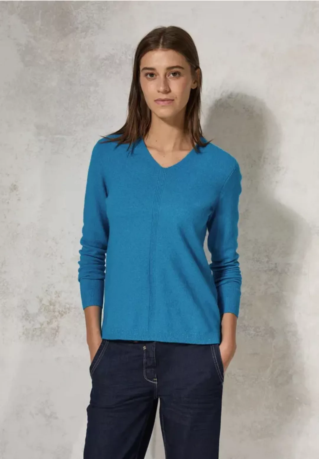 Cecil Strickpullover, mit Strick-Detail günstig online kaufen