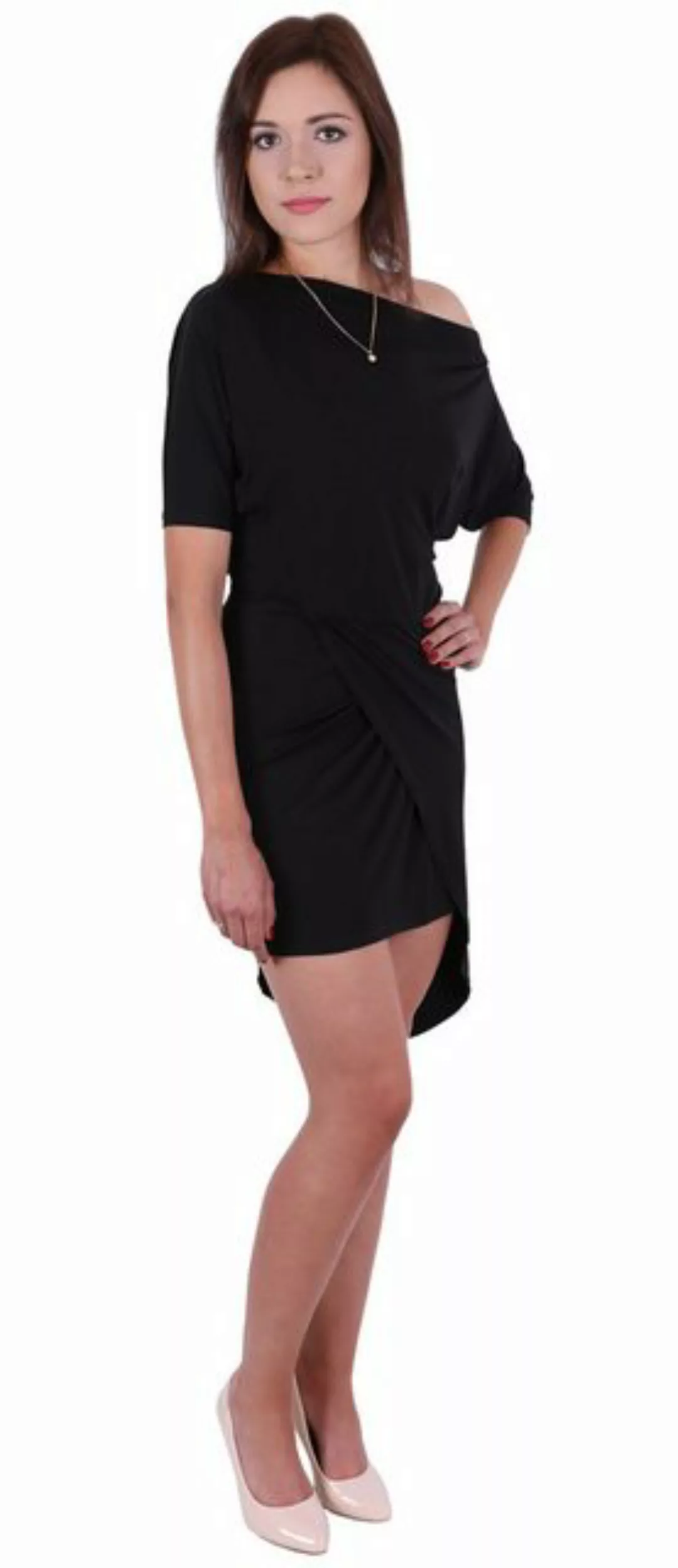 Sarcia.eu Minikleid John Zack Schwarzes, asymmetrisches Mini-Kleid S günstig online kaufen