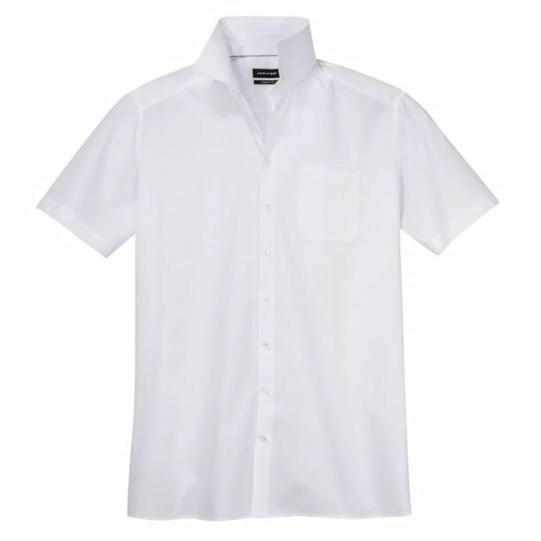 Jupiter Businesshemd Übergröße weißes Kurzarm Businesshemd bügelleicht Jupi günstig online kaufen