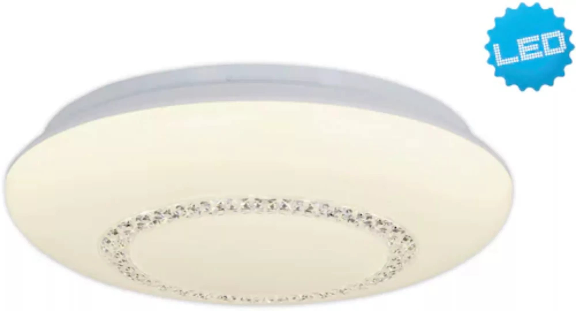 Näve Leuchten "LED Deckenleuchte ""Pilsen"" d:41cm" weiß günstig online kaufen
