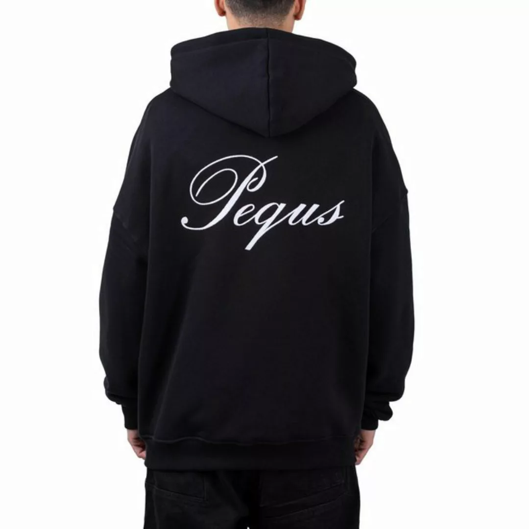 PEQUS Kapuzenpullover Pequs Handwritten Logo Zip Hoodie günstig online kaufen