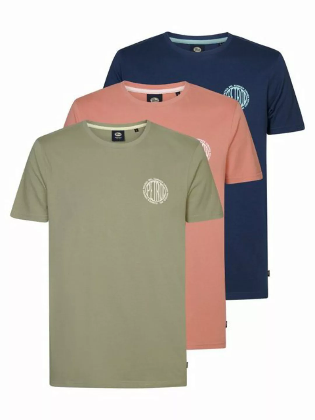 Petrol Industries T-Shirt Multipack (Packung, 3-tlg., 3er-Pack) günstig online kaufen