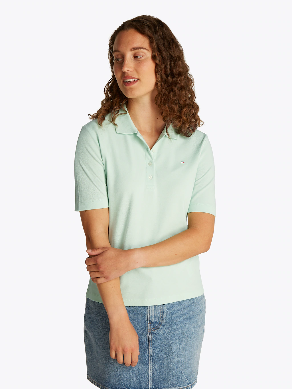 Tommy Hilfiger Poloshirt "1985 Regular Fit Pique Premium Polo", mit Logo-St günstig online kaufen