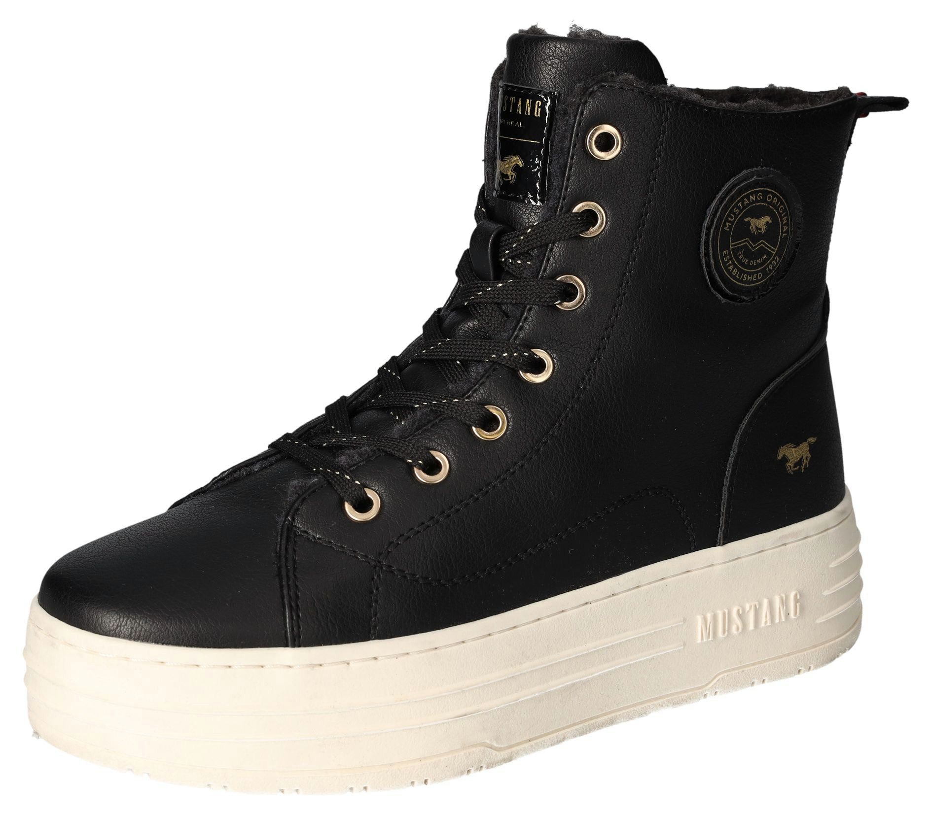 Mustang Shoes Winterboots, Plateauboots, Stiefelette, High günstig online kaufen