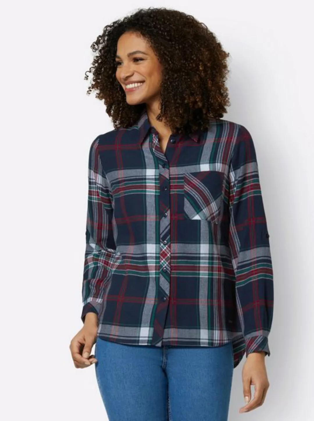 Witt Klassische Bluse Flanellbluse günstig online kaufen