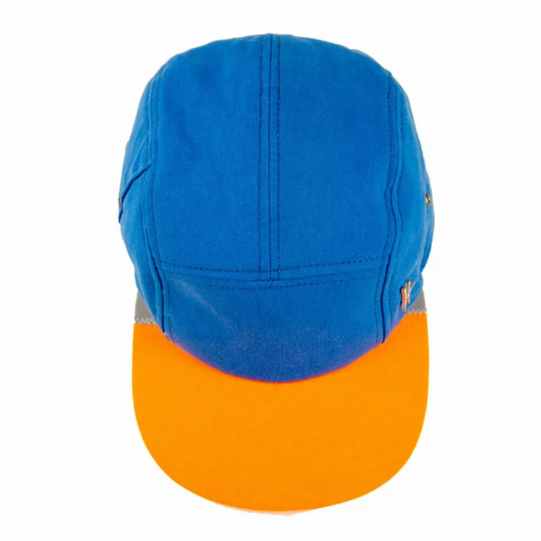 5-panel-cap "Azubi" Aus Arbeitskleidung - Hellblau-orange günstig online kaufen