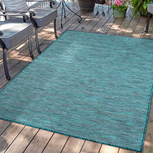 Carpet City Outdoorteppich »PALM 2778«, rechteckig, 5 mm Höhe, Läufer, Wett günstig online kaufen