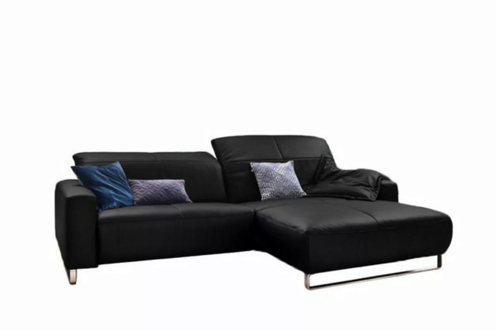 KAWOLA Ecksofa YORK, Sofa, Recamiere rechts od. links, mit od. ohne Sitztie günstig online kaufen