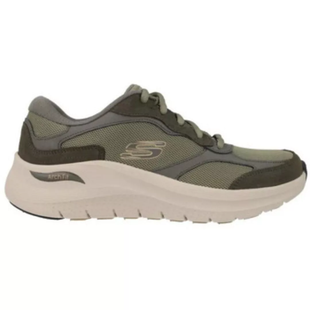 Skechers  Sneaker Arch Fit Mesh And Leather Overlay Lace Up günstig online kaufen