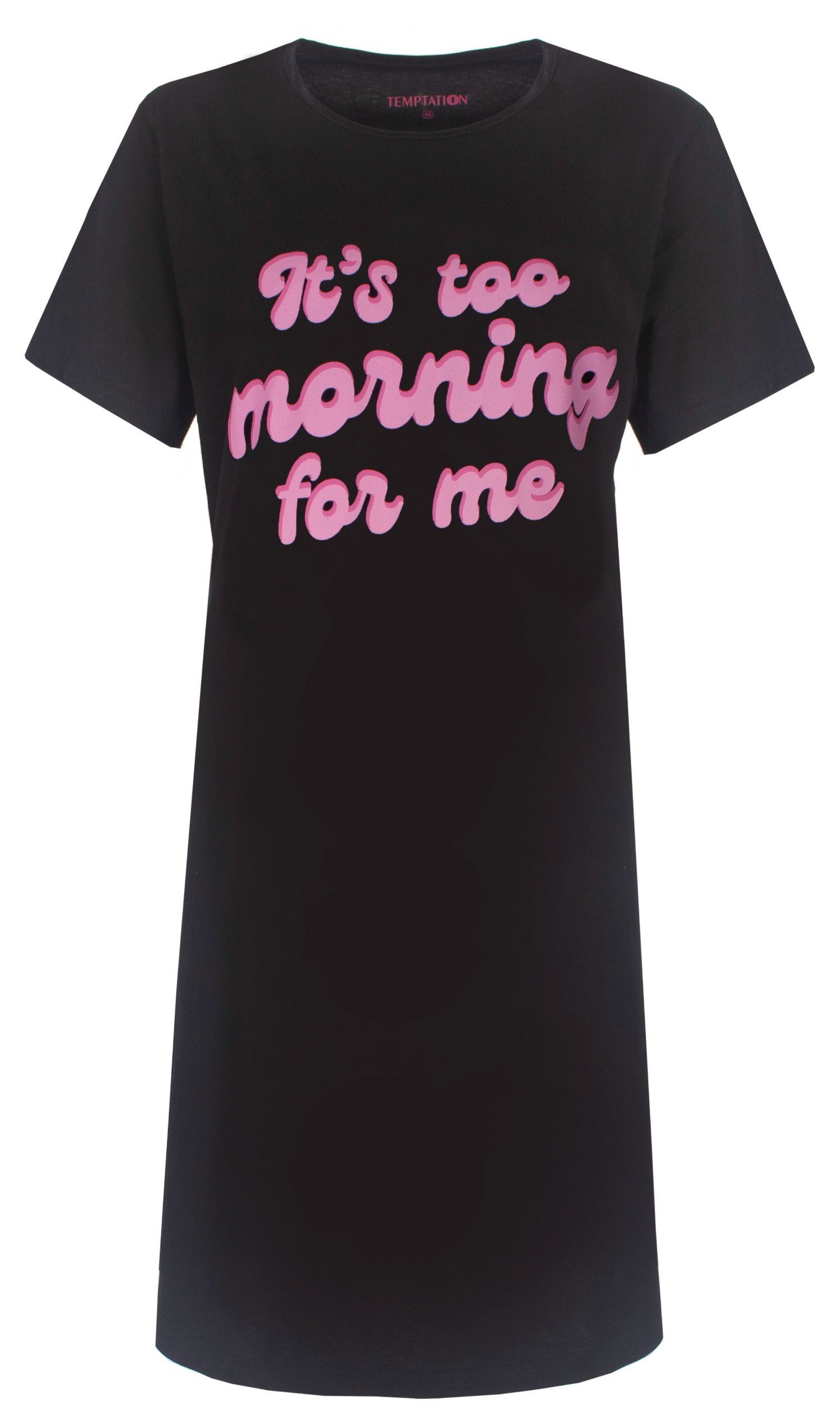 TEMPTATION Nachthemd Damen Schlafshirt mit kurzem günstig online kaufen
