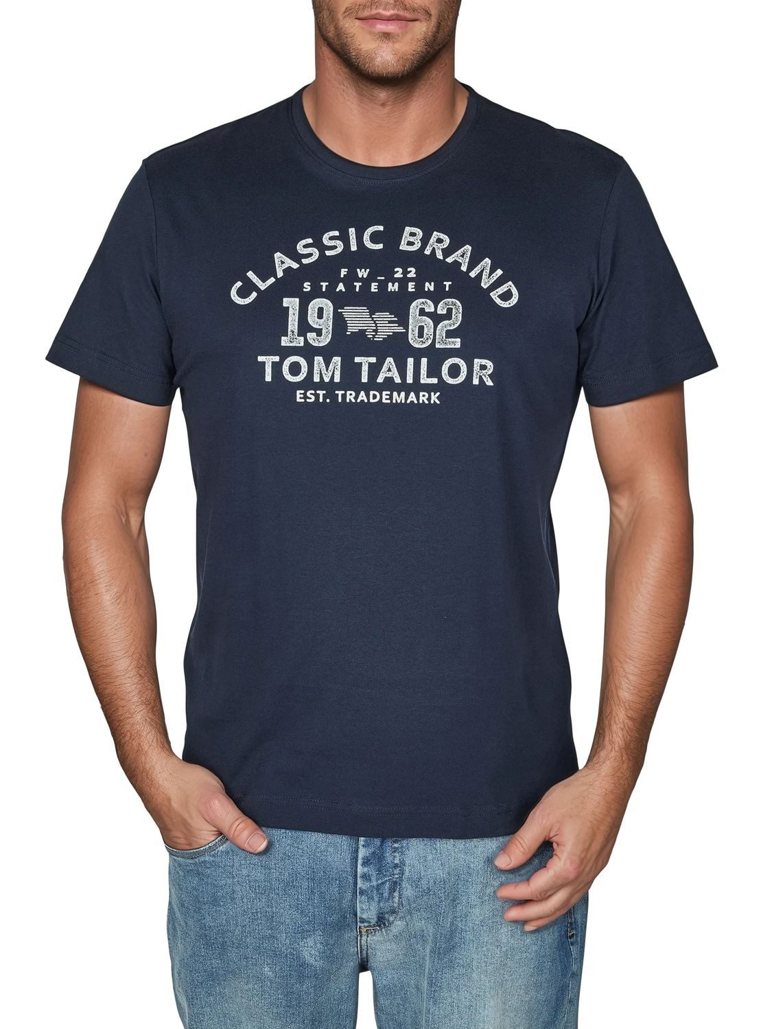 Tom Tailor Tshirt Herren Baumwolle Regular Fit 4er Pack Set günstig online kaufen