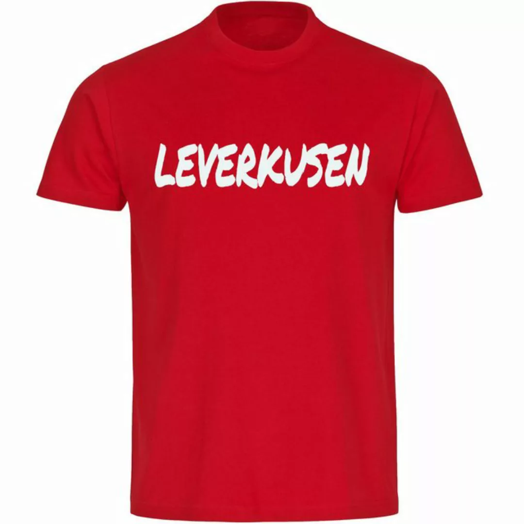 multifanshop T-Shirt Herren Leverkusen - Textmarker - Männer günstig online kaufen