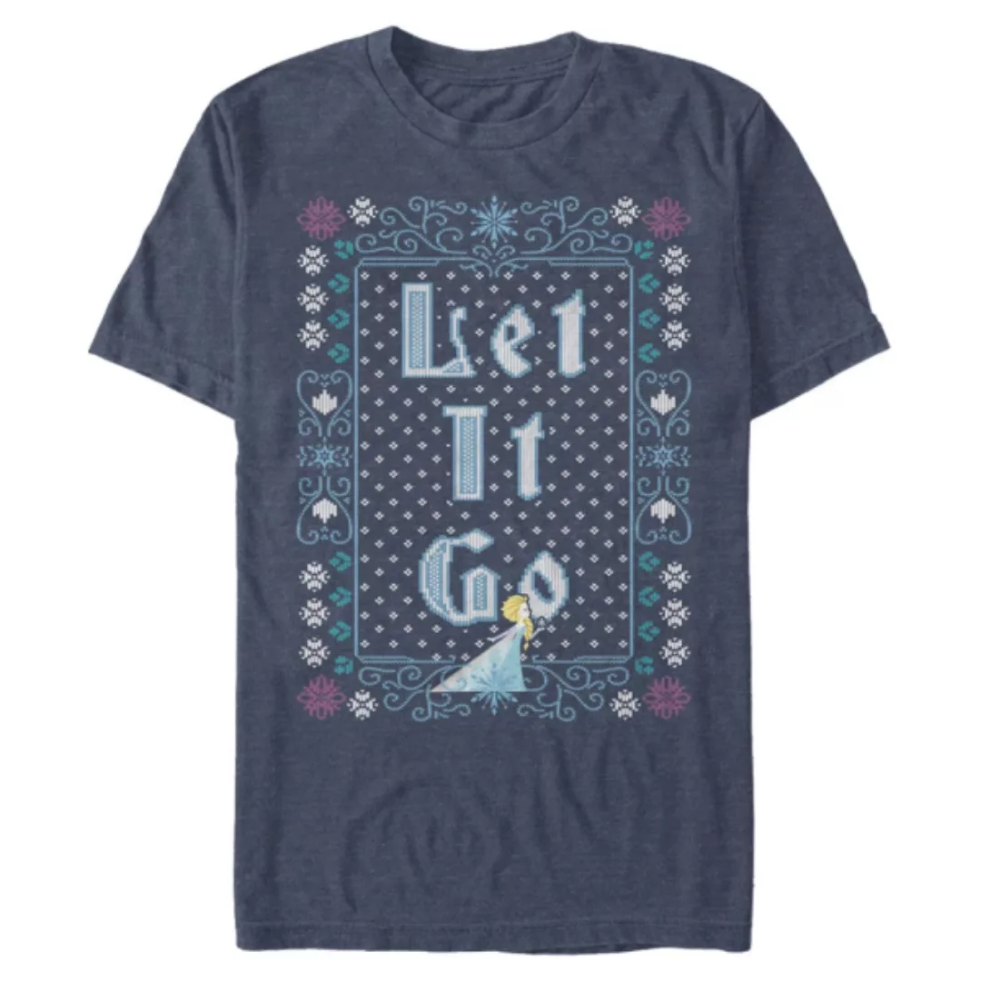 Disney - Eiskönigin - Elsa Let It Go Ugly Sweater - Männer T-Shirt günstig online kaufen