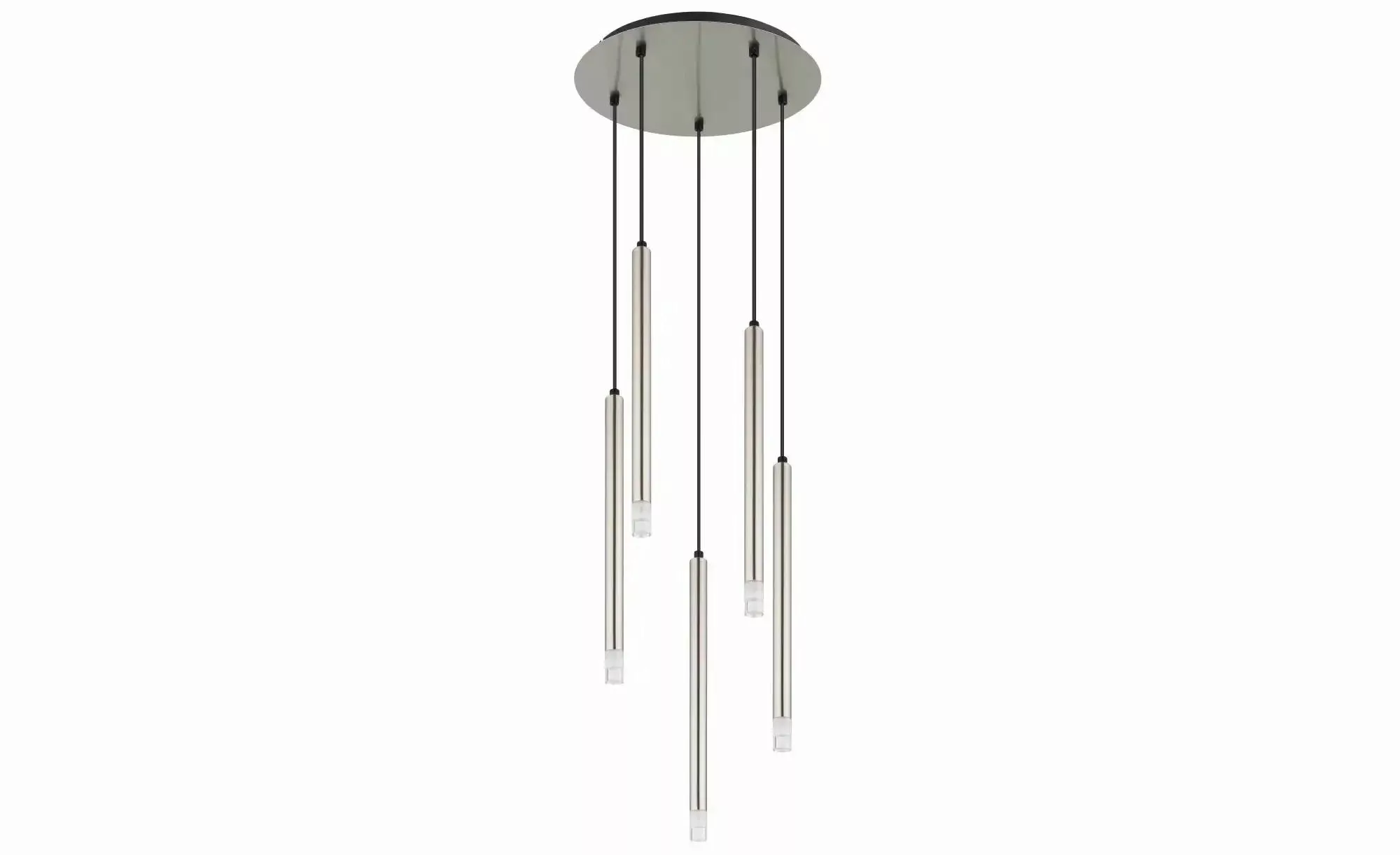 Globo Lighting Pendelleuchte   ¦ silber ¦ Maße (cm): B: 34 H: 120  Ø: 34 La günstig online kaufen