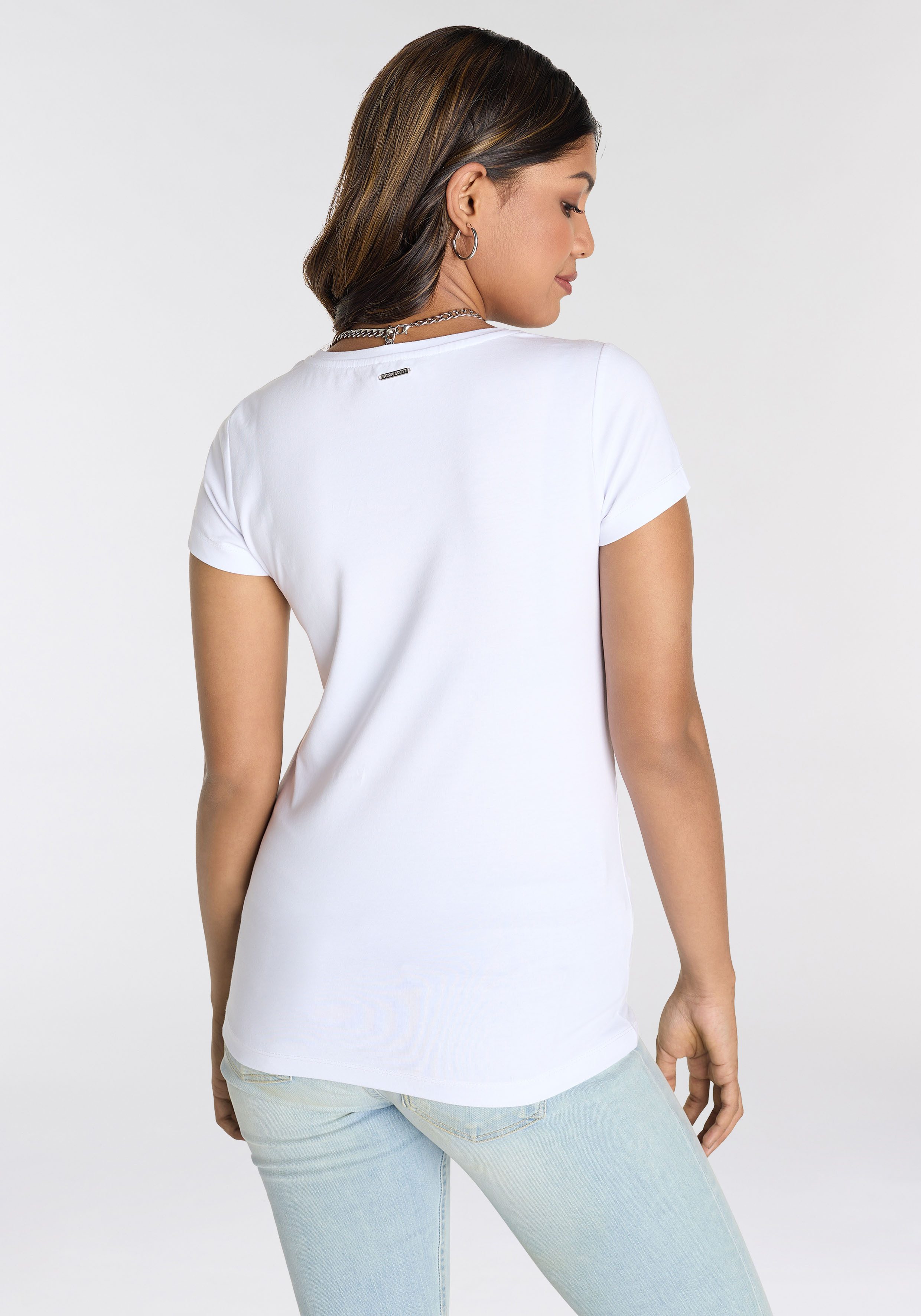 Laura Scott T-Shirt mit modischem Frontprint günstig online kaufen