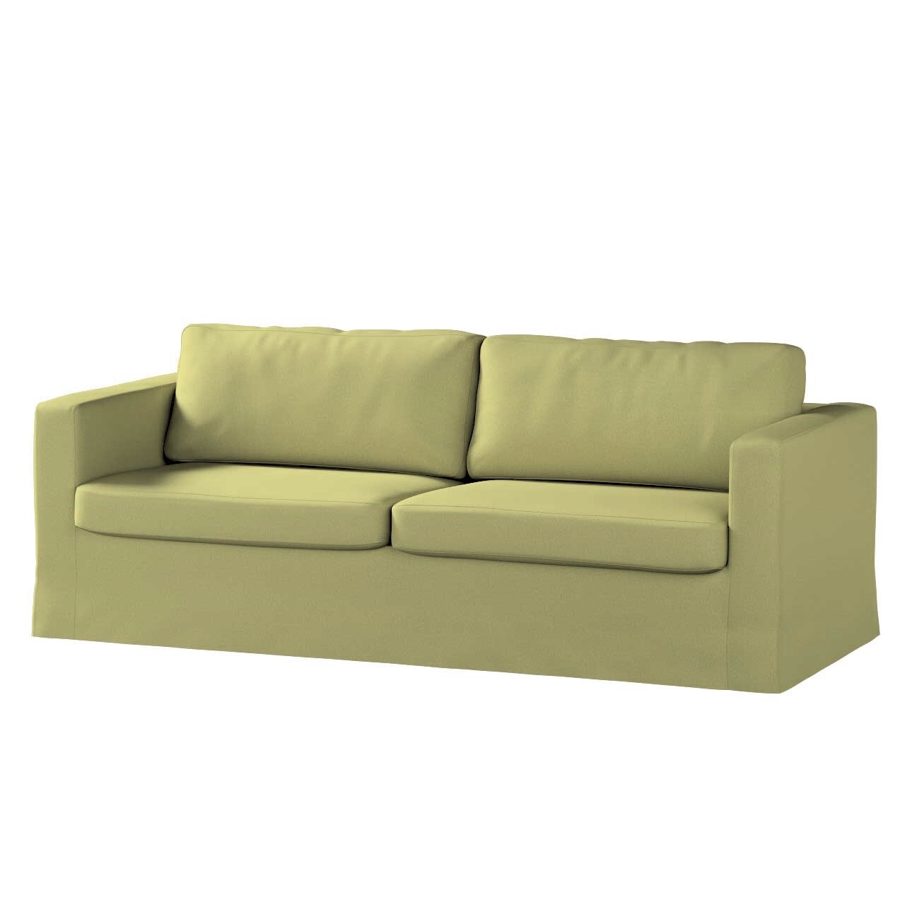 Bezug für Karlstad 3-Sitzer Sofa nicht ausklappbar, lang, salbeigrün, Bezug günstig online kaufen