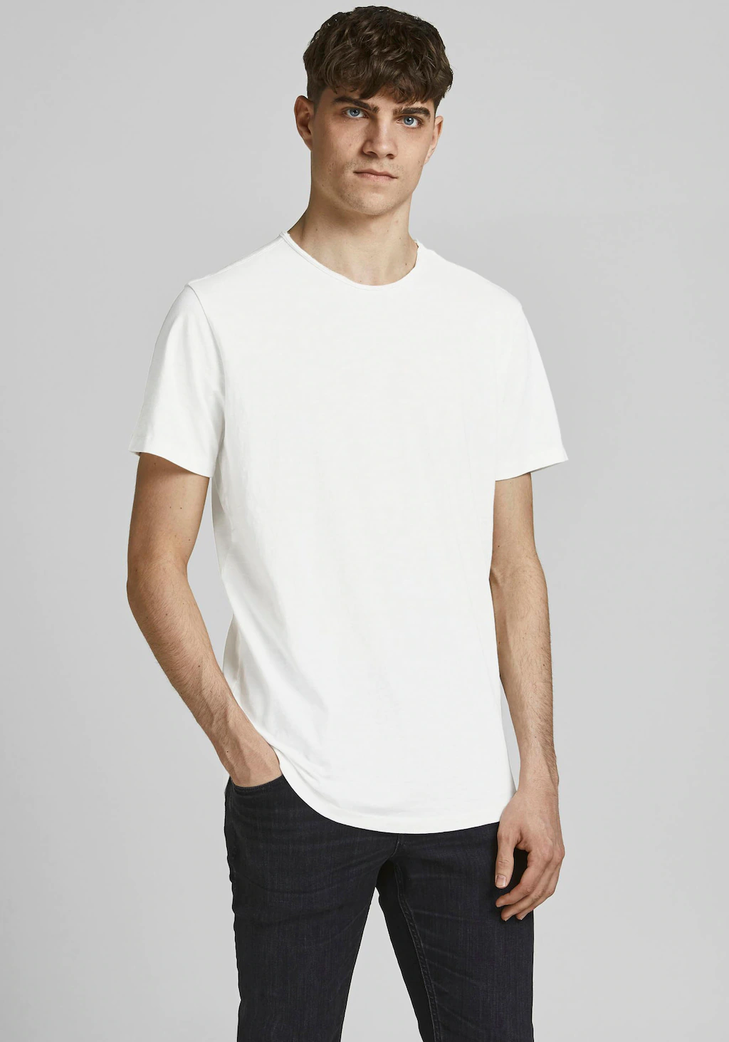 Jack & Jones Herren Rundhals T-Shirt JJEBASHER Regular Fit günstig online kaufen