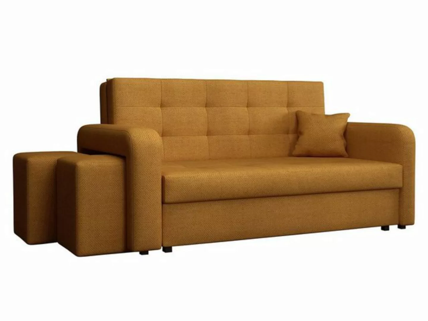 MIRJAN24 Schlafsofa Viva Home III, mit Polsterhocker (2 Stück), 3 Sitzer, m günstig online kaufen