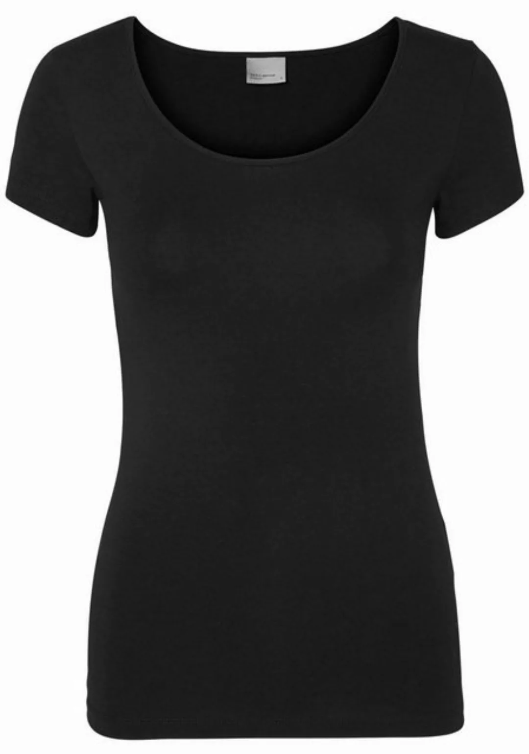 Vero Moda Rundhalsshirt VMMAXI MY SOFT SS U-NECK günstig online kaufen