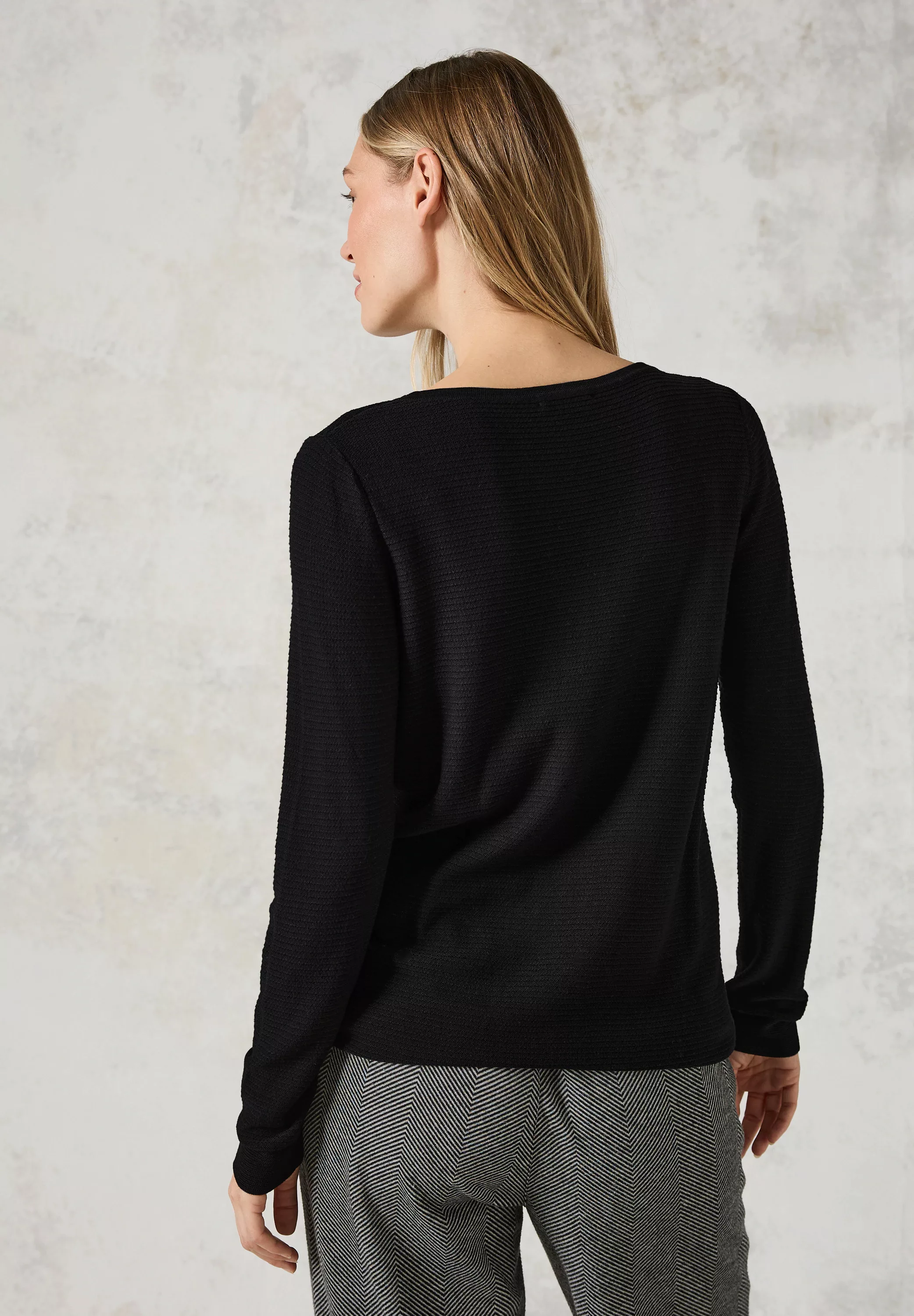 Cecil Strickpullover, mit Strick-Detail günstig online kaufen