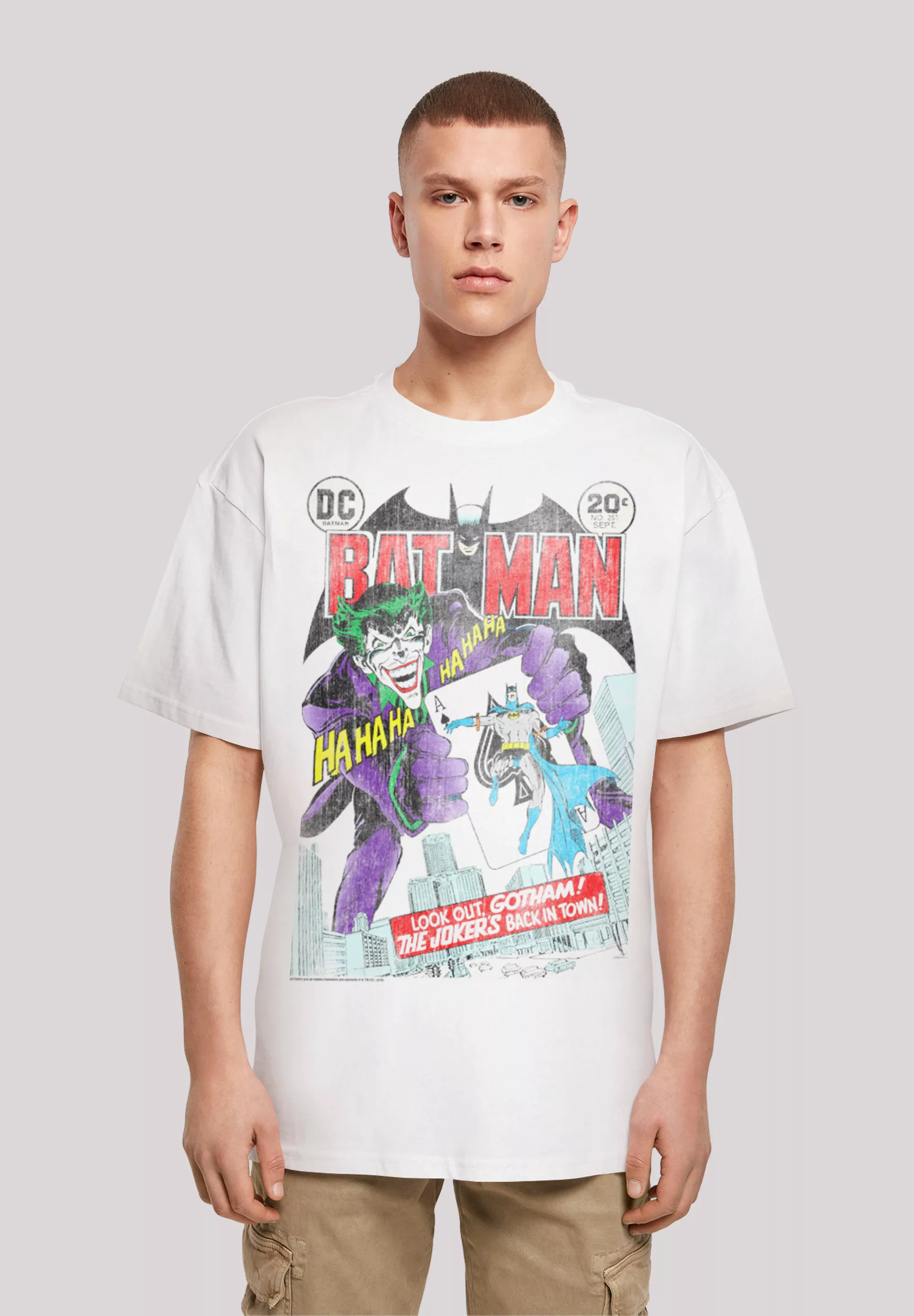 F4NT4STIC T-Shirt "Batman Joker Playing Card Cover", Print günstig online kaufen