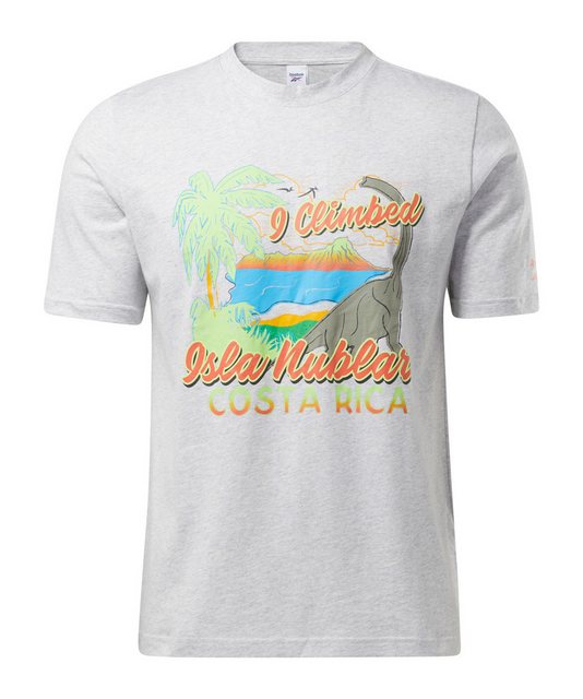 Reebok T-Shirt Reebok Jurassic Park T-Shirt Weiß Baumwolle günstig online kaufen