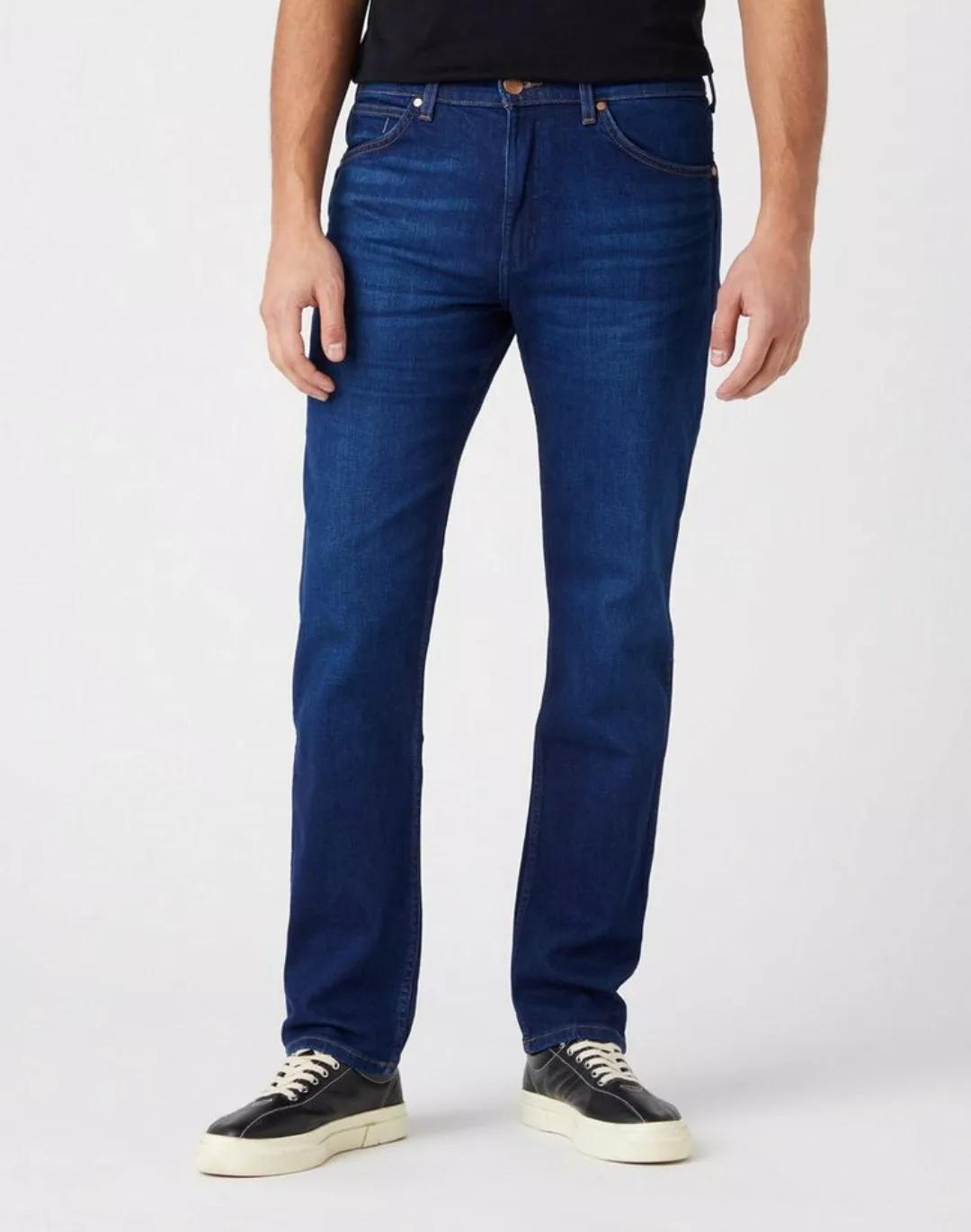 Wrangler Regular-fit-Jeans Hose Wrangler Greensboro 803, G 33, L 32, F dark günstig online kaufen