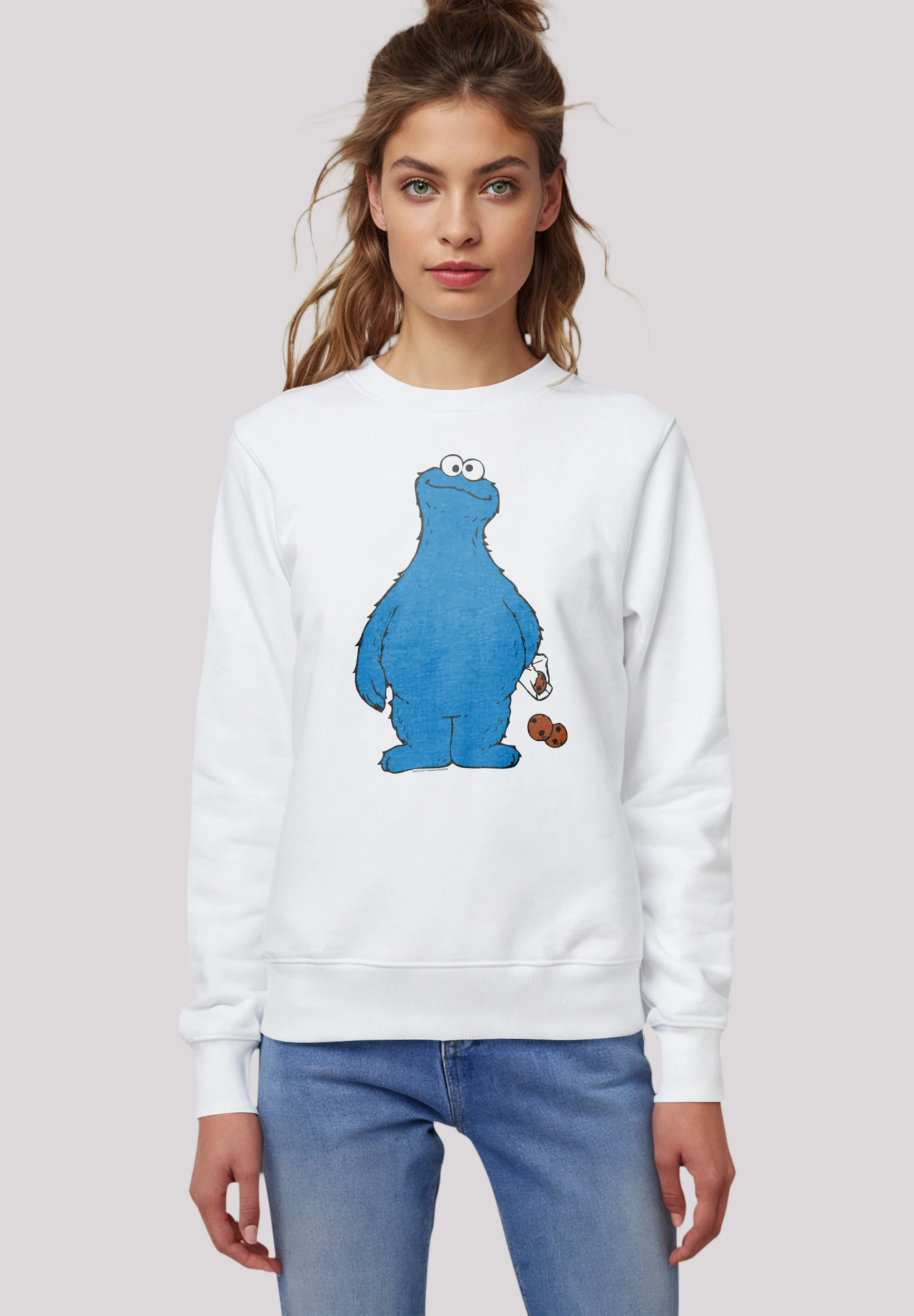 F4NT4STIC Sweatshirt "Sesamstraße Cookie Thief", Premium Qualität günstig online kaufen